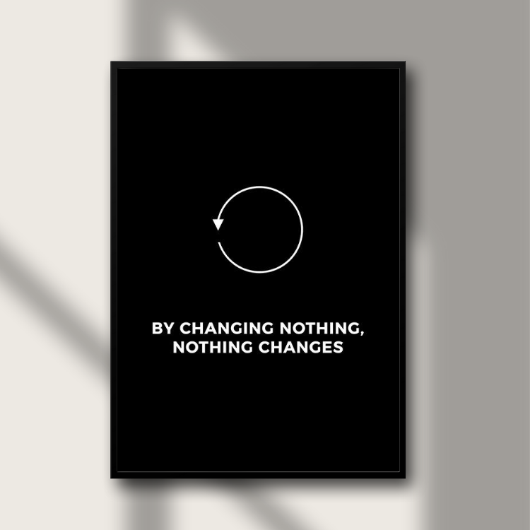 Poster - Nothing Change