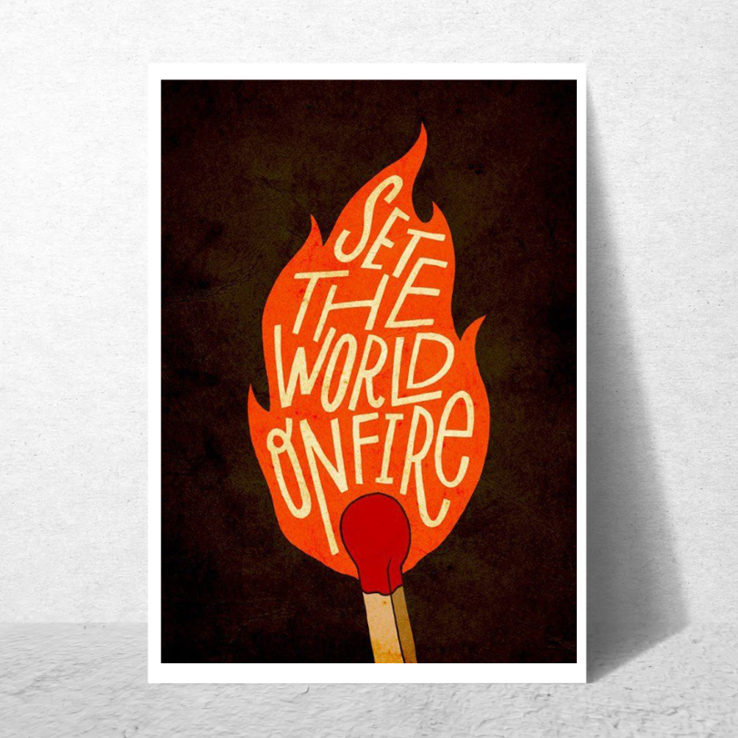 Poster - On Fire