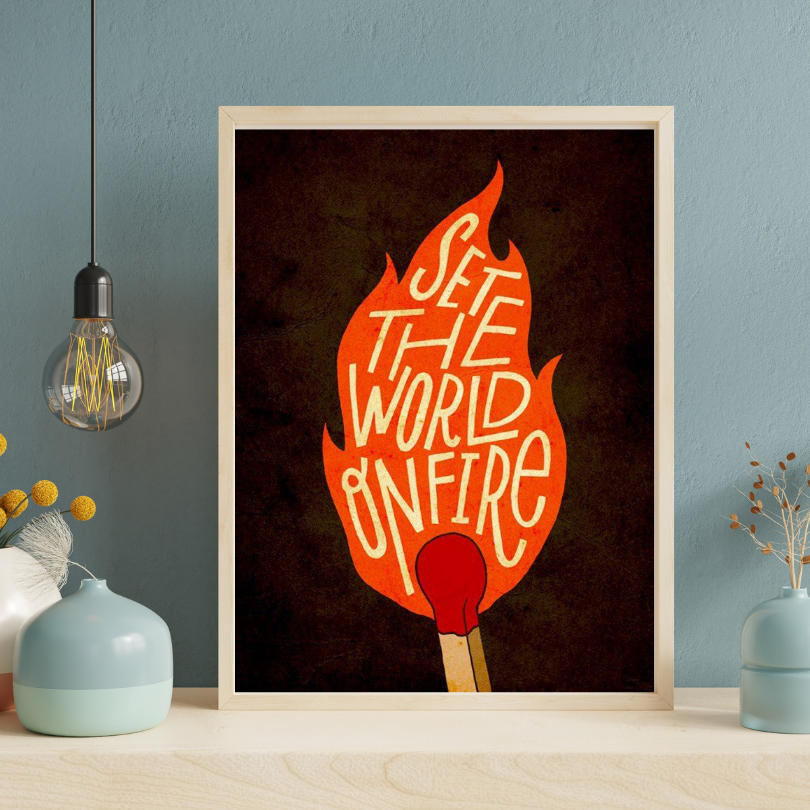 Poster - On Fire