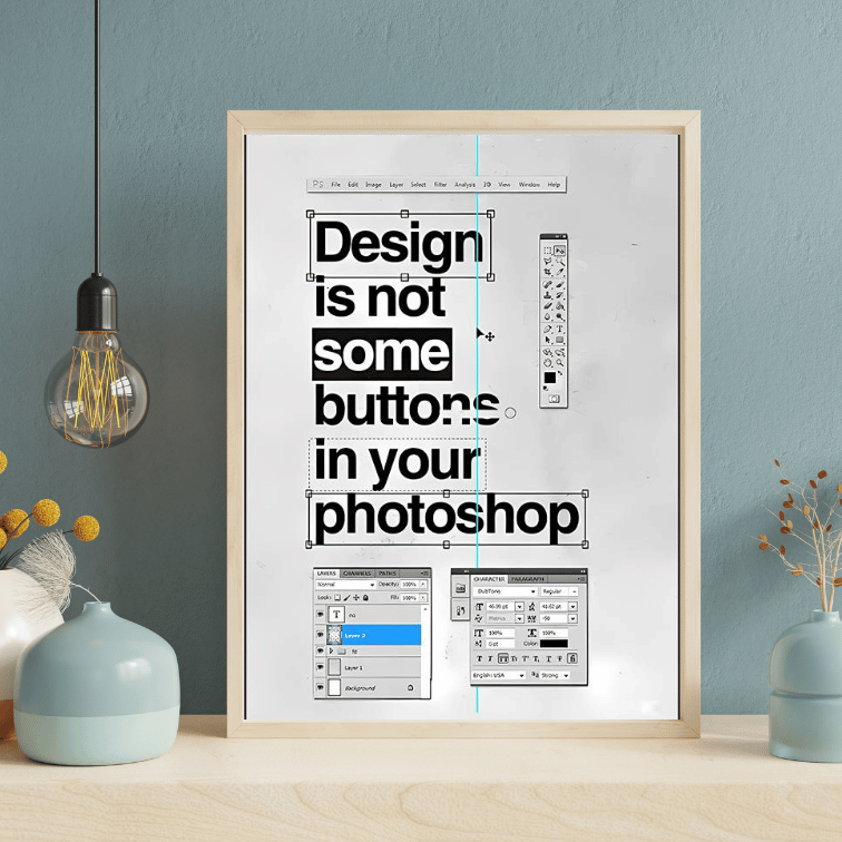 Poster - Design Isn't Buttons