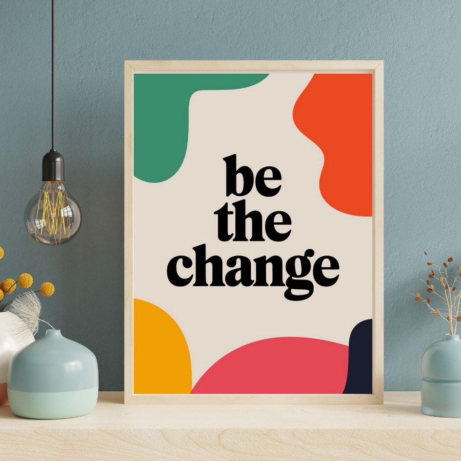 Poster - Be The Change