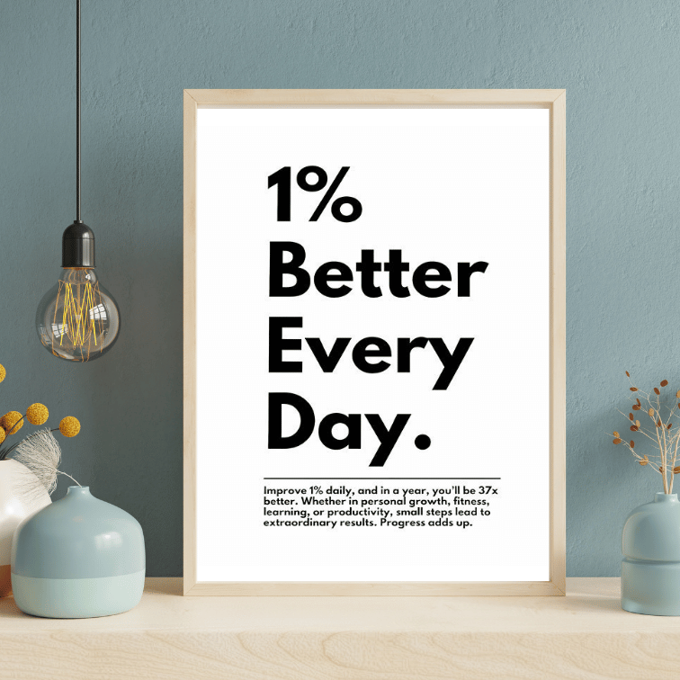 Poster - 1% Better