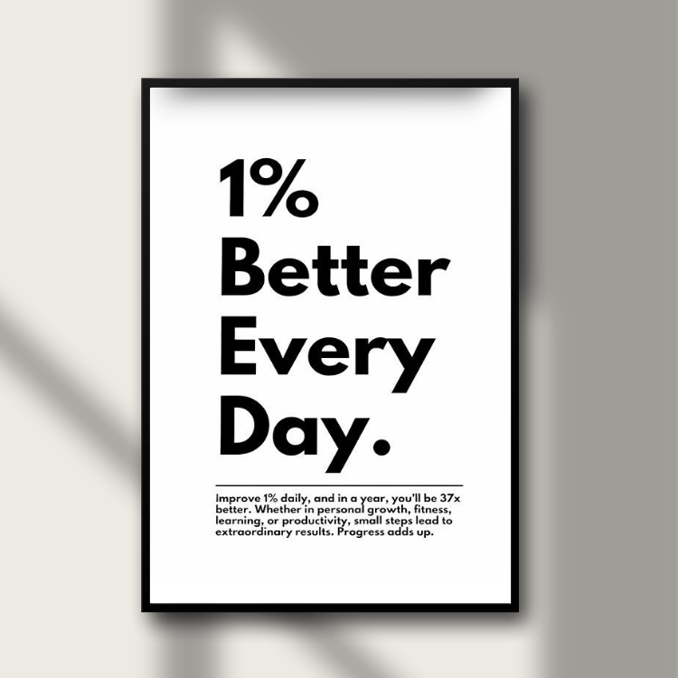 Poster - 1% Better