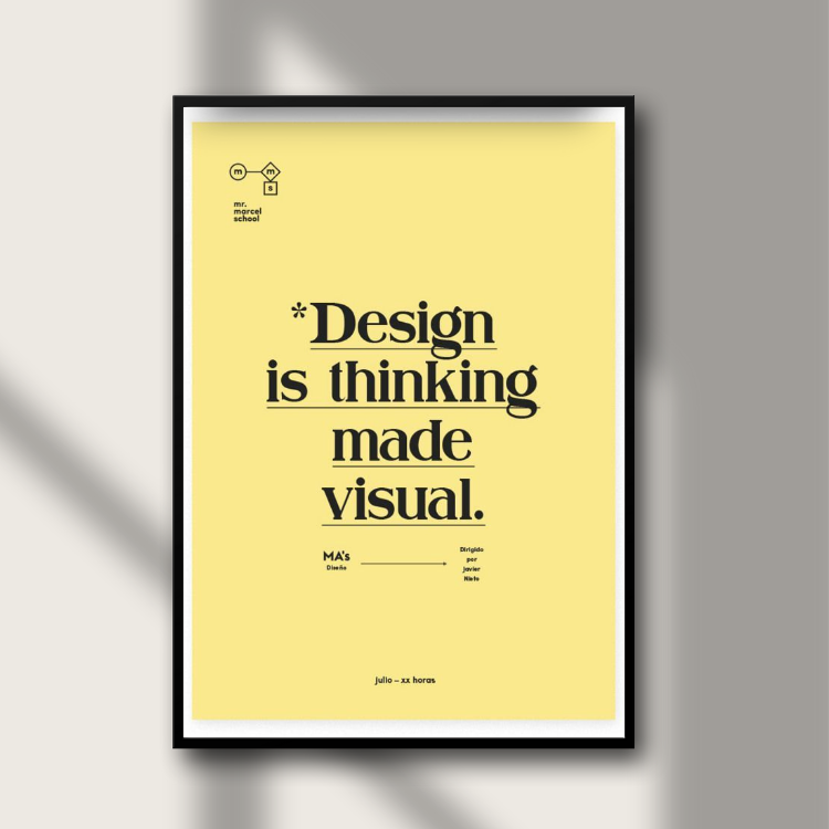 Poster - Design Is Thinking
