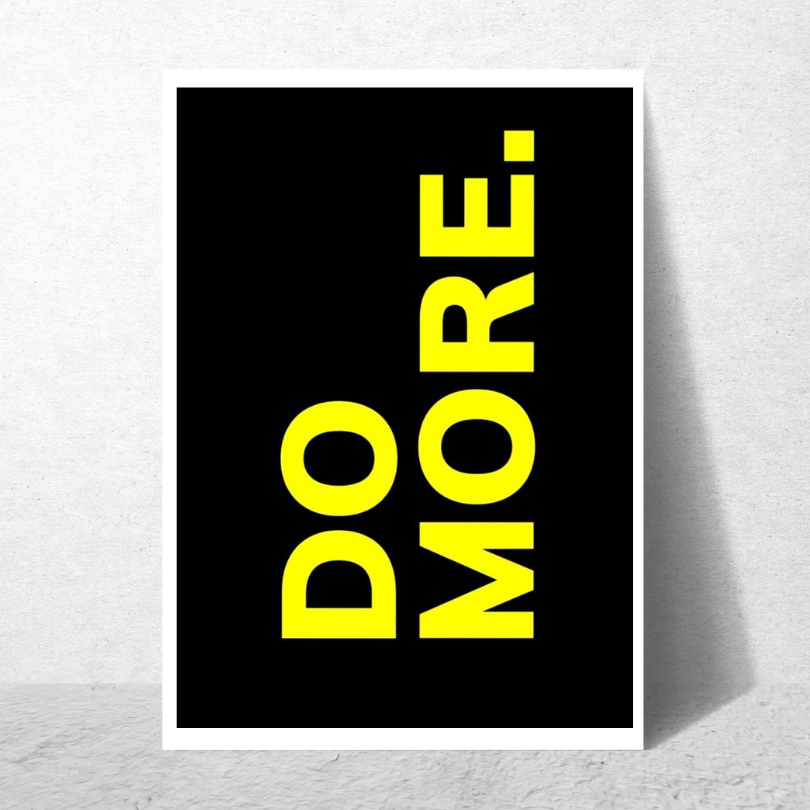 Poster - Do More