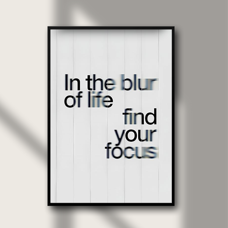 Poster - Blur