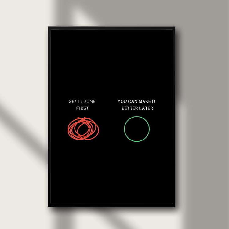 Poster - Get It Done First