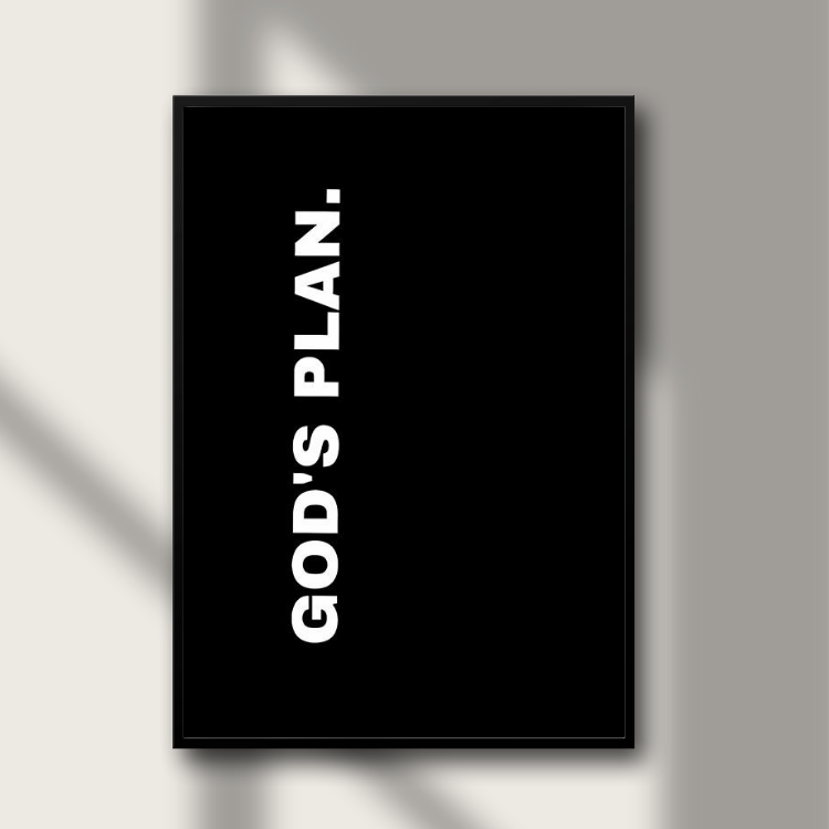 Poster - God's Plan