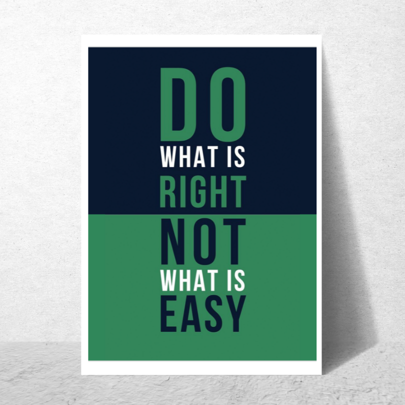 Poster - Do The Right