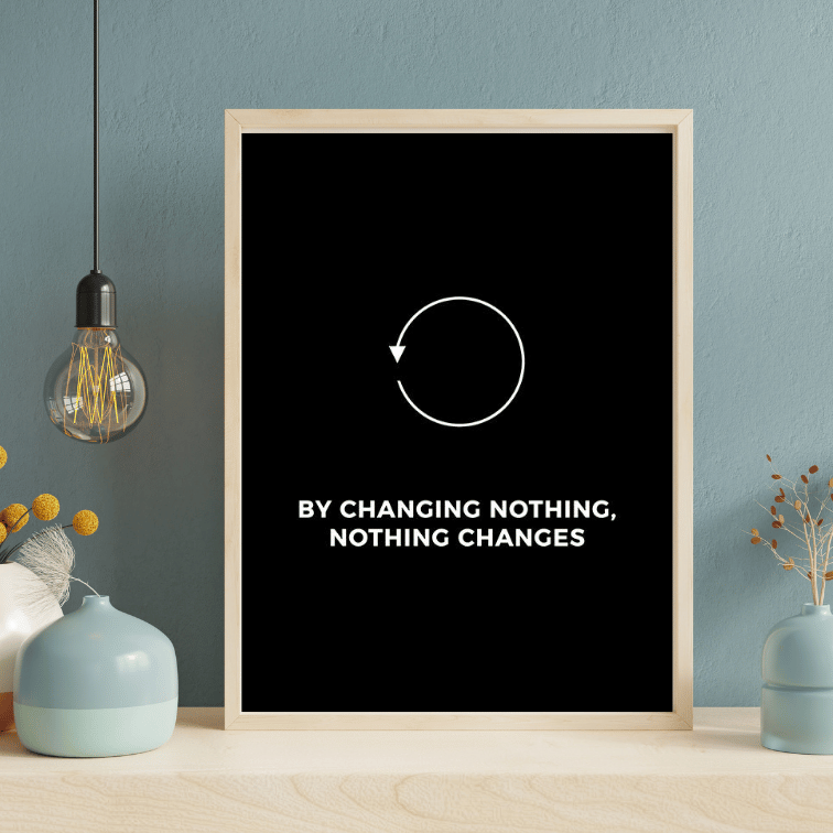Poster - Nothing Change