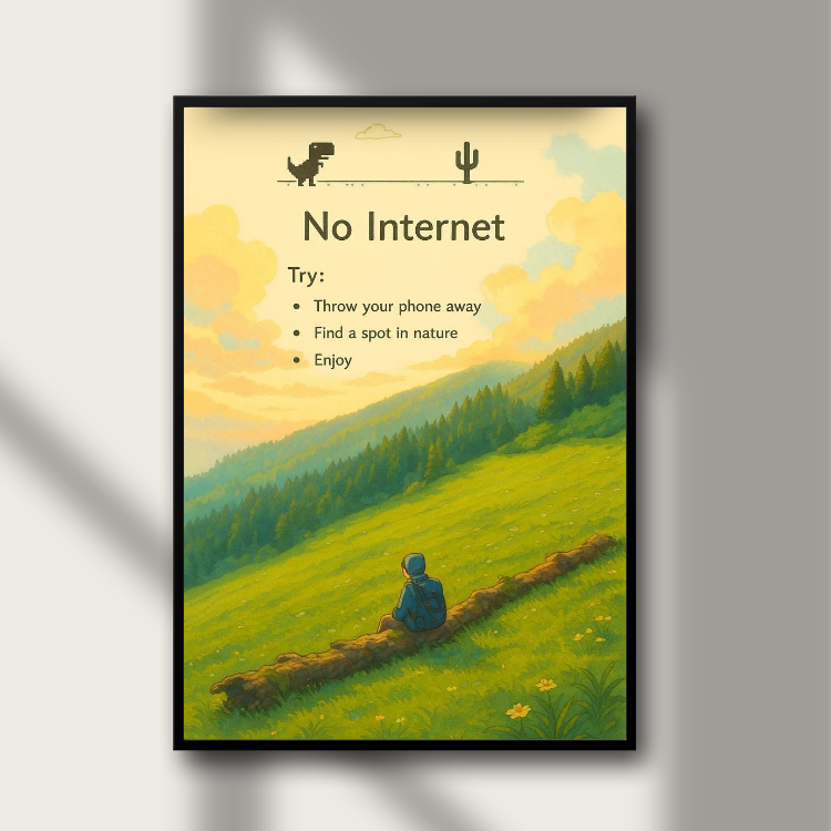 Poster - No Internet