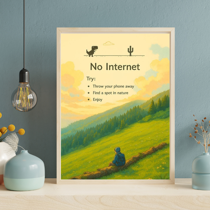 Poster - No Internet