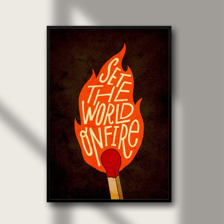 Poster - On Fire