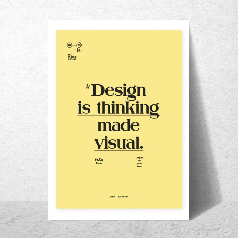 Poster - Design Is Thinking
