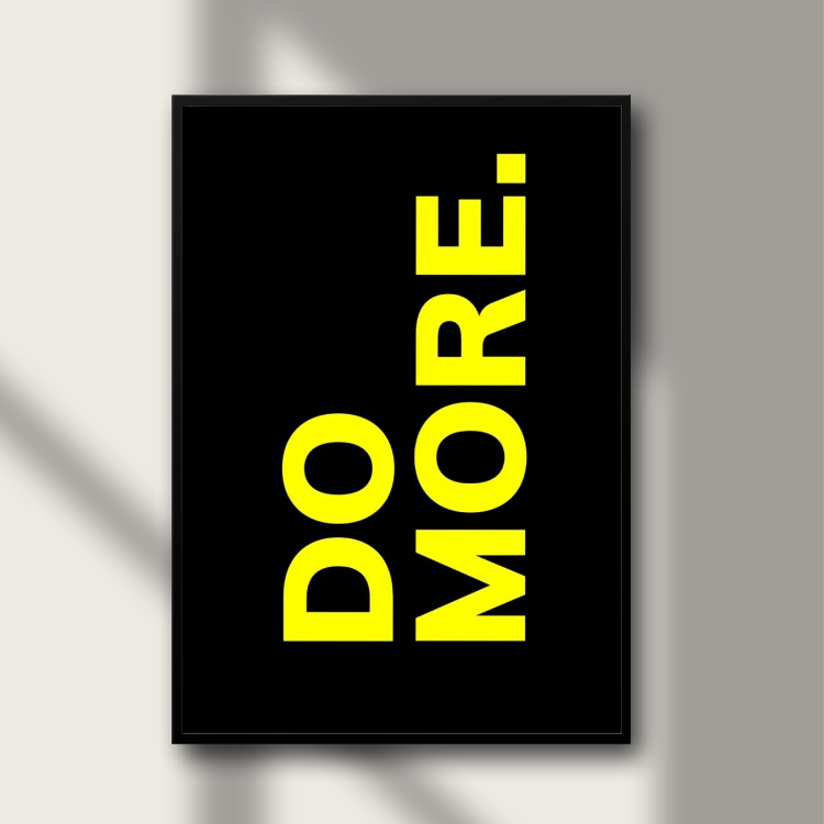 Poster - Do More