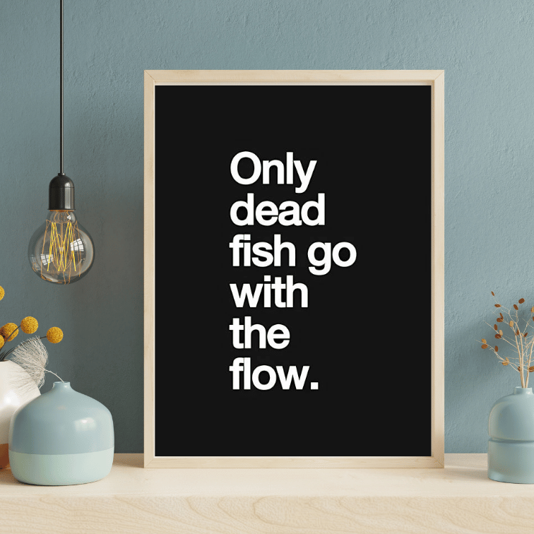 Poster - Go With The Flow