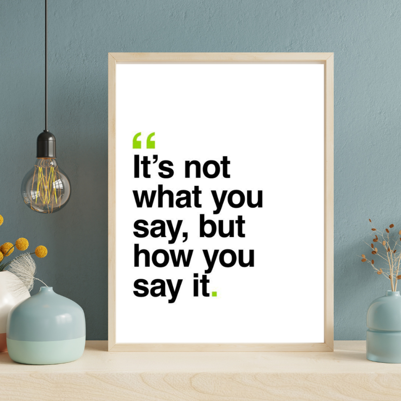 Poster - How You Say