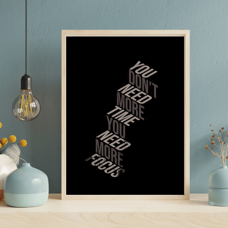 Poster - You Need Focus