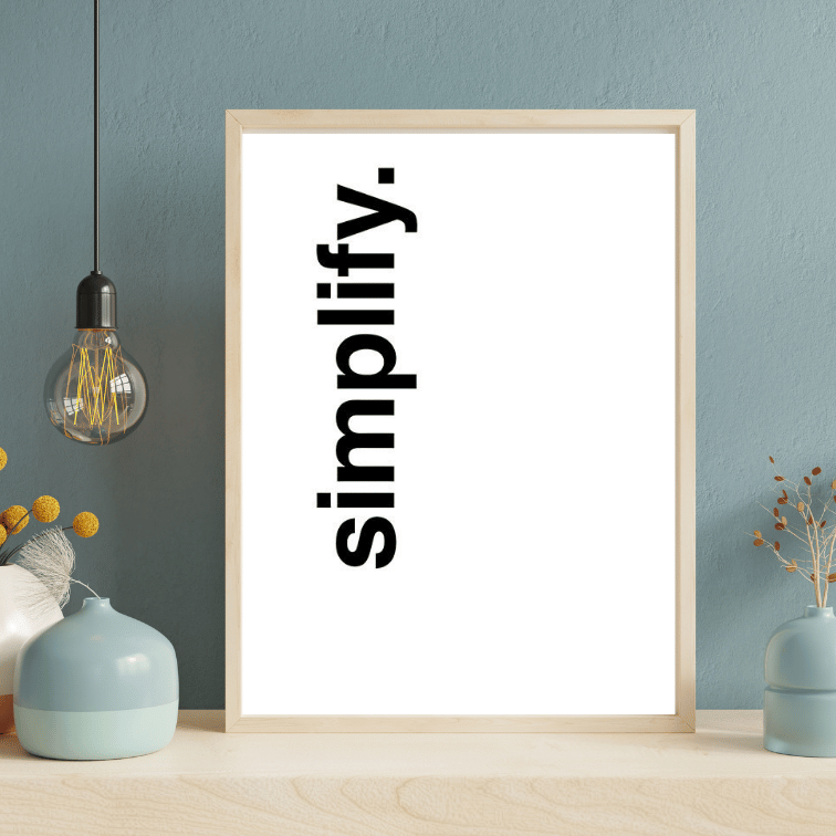 Poster - Simplify