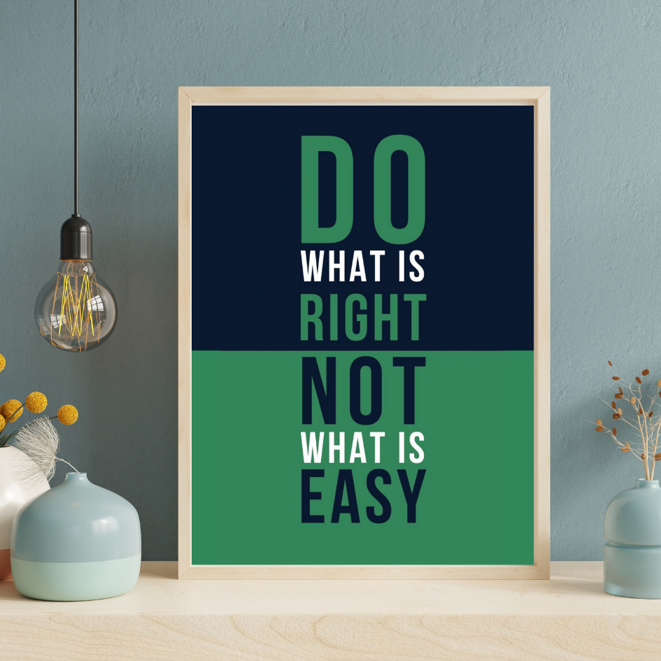 Poster - Do The Right
