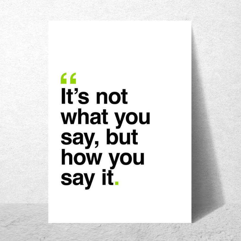 Poster - How You Say